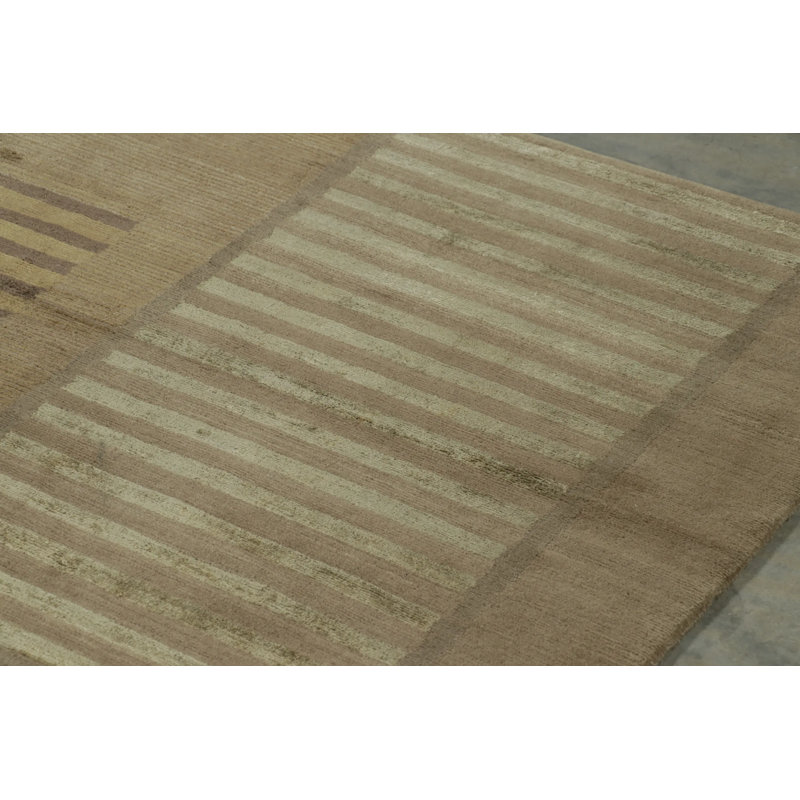 Rug & Kilim’S Modern Geometric Rug In Brown Tones