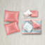 Édredon double avec draps - Literie de drap-housse brodée à médaillon corail-128674587-128674590