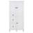 Storage Cabinet With Doors, Tall Storage Cabinet With Adjustable Shelves, 3 Drawers And 3 Enclosed Compartment