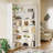 6-tier Corner Bookshelf With Baffles, L Shaped Tall Bookcases, 6-tier Bookshelf And Bookcase With Open Storage For Home Office