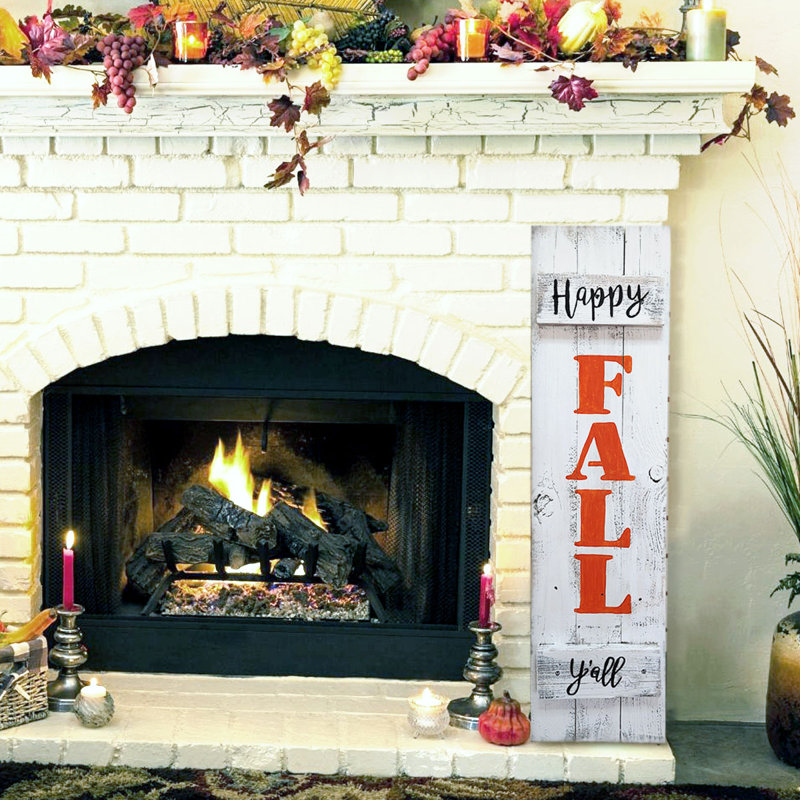 Enseigne Joy Happy Fall pour porche ou mur