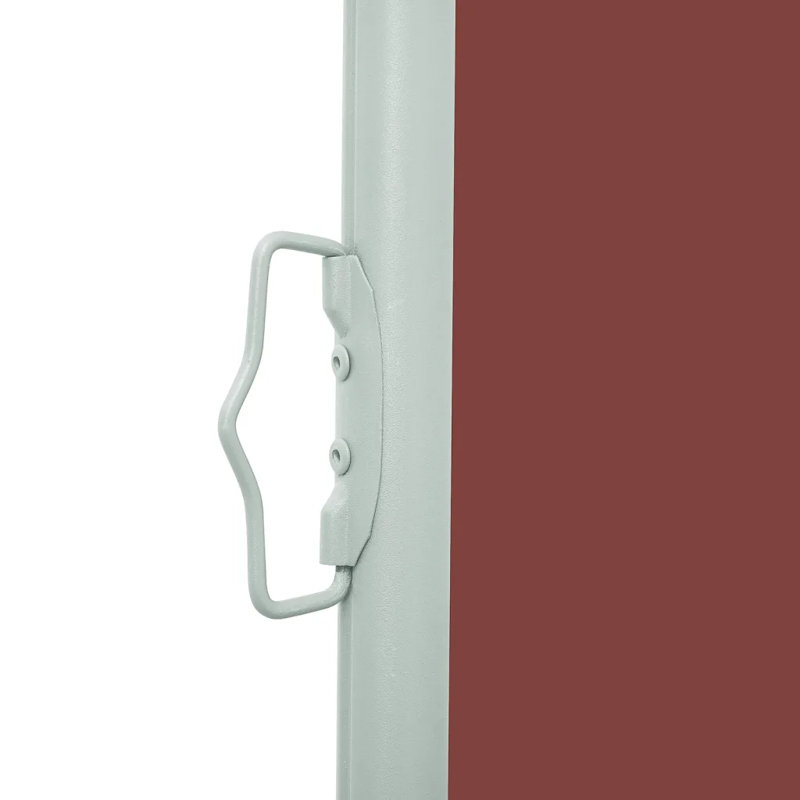 Dakota Fields 300cm W x 0cm D Fabric Cover Motorised Retractable Side Awning, Brown