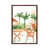 Classic Brown Wood Floater Framed