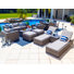 Yussuf 15 - Person Patio Conversation Set with Cushions