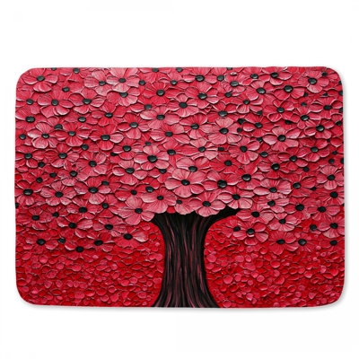 Tapis de bain fleurs
