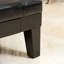 Repose-pieds moderne en cuir