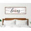 «All of Me Loves All of You», art textuel panoramique sur bois encadré-1753049642