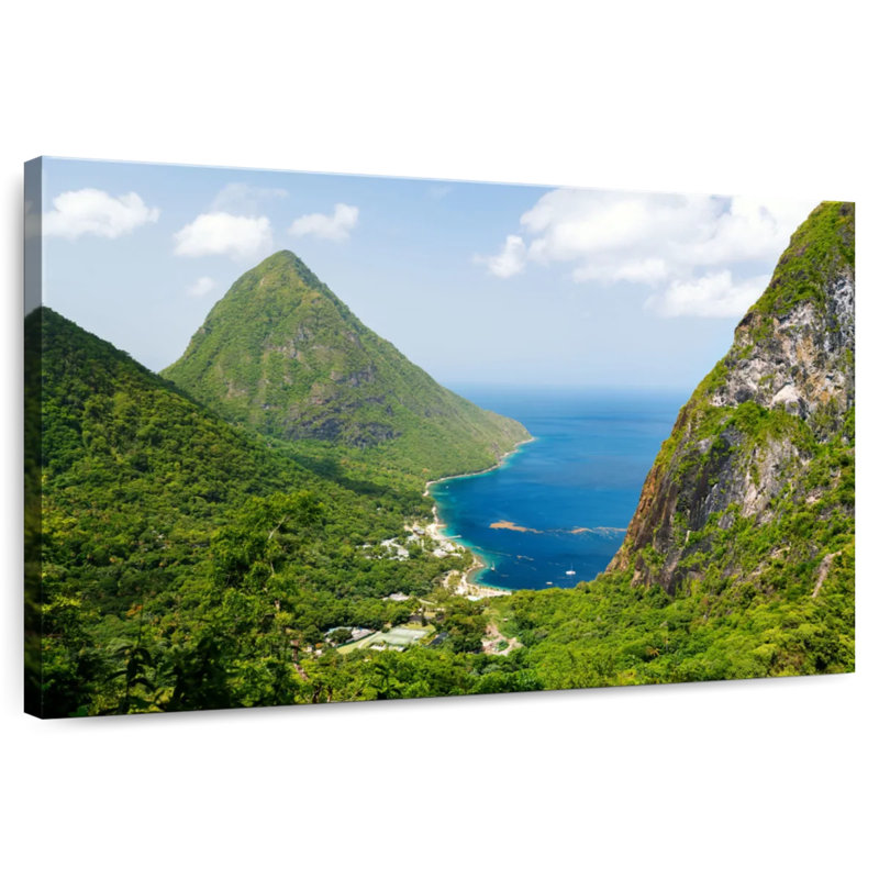 Montagnes Gillard Piton, H 26 po x l 39 po