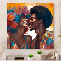 30x40 Inch Black Love Wall Art by Intuitive Arts Shop