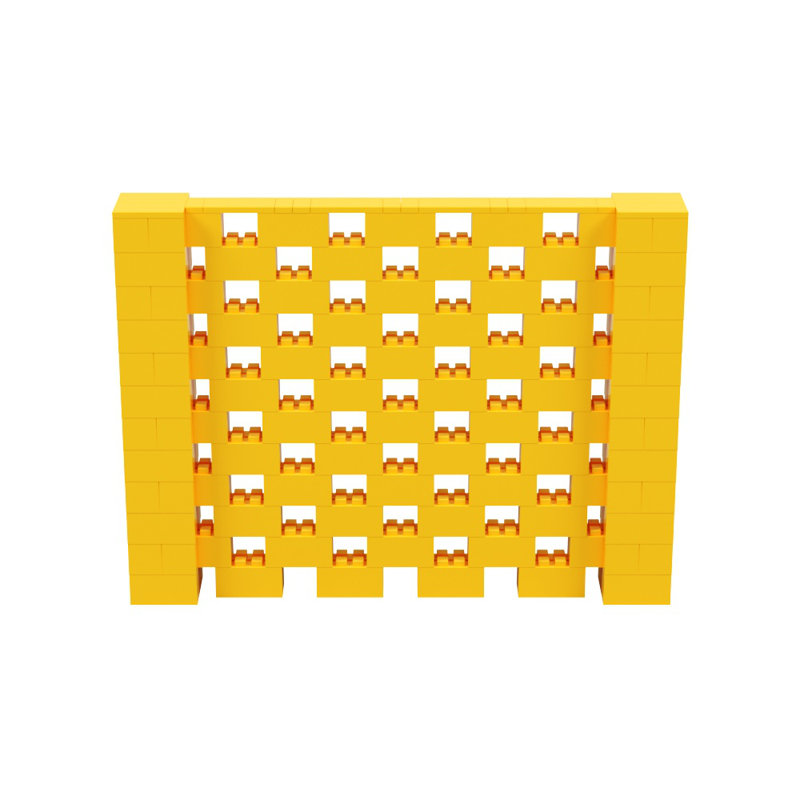 Ensemble mural Everblock, Jaune, H 72 po x l 96 po x P 12 po