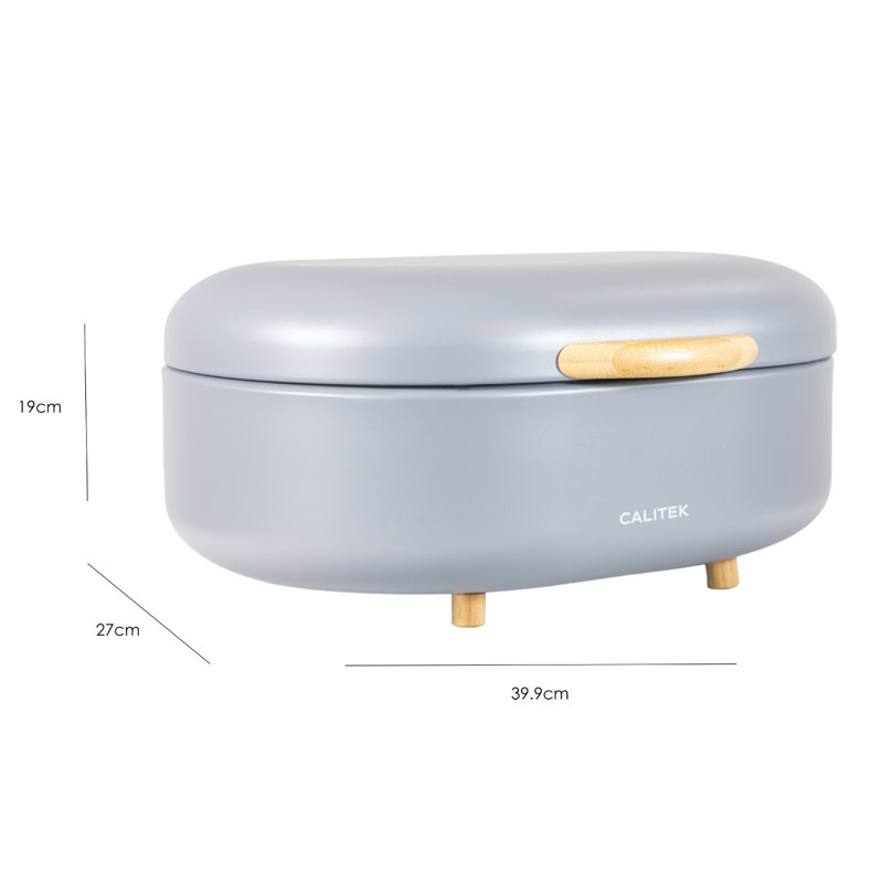 Bread Bins Food Storage Container, Grey