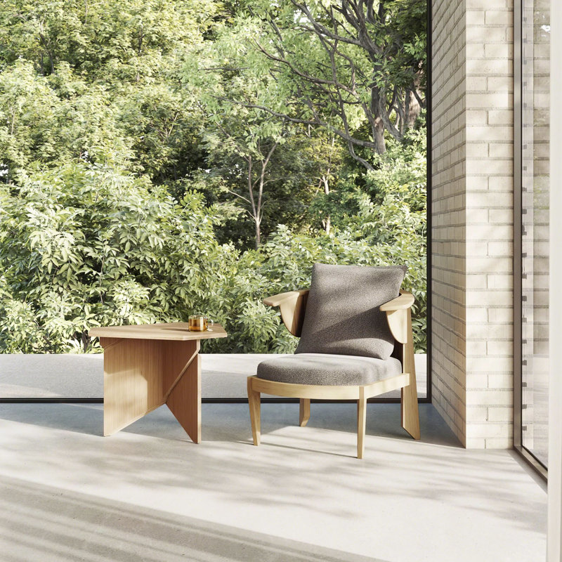 Frank Lloyd Wright Rockford Table, Oak Wood