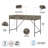 Katia 2 Piece Writing Desk Office Set with Chair-1028084292