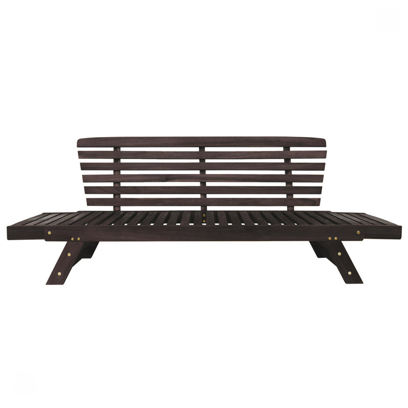 Canapé d'extérieur de 63 po de largeur avec coussins, Beige