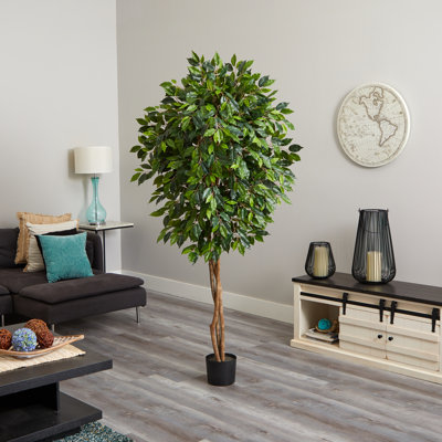 Faux Ficus Tree in Planter