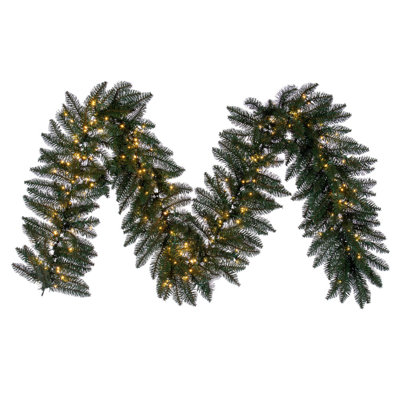 108'' in. Lighted Faux Mixed Assortment Garland