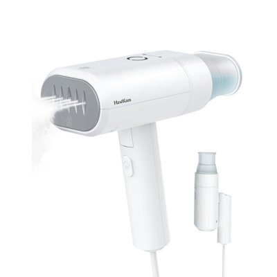 Steamer For Clothes, Portable Travel Steamer With 220ml Water Tank, Fast Heat-up, 2-in-1 Garment Steamer Fabric Wrinkle Remover For Home And Travel, White
