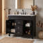 Ensemble de meuble-lavabo avec lavabo en céramique, armoire à pharmacie, 2 tiroirs et tablettes