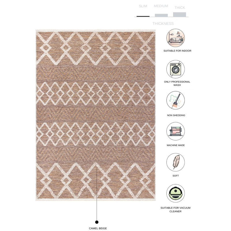 Tapis rectangulaire, Tapis de couloir 3 pi 4 po x 9 pi 11 po