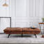 Canapé-lit futon en cuir pleine grandeur Besharat-1030284122