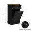 Poubelle en bois manufacturé 10 gallons Alsfeld-98364403-90283982