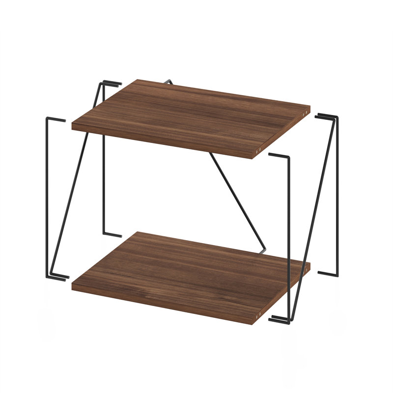 Rata Block End Table, Columbia Walnut