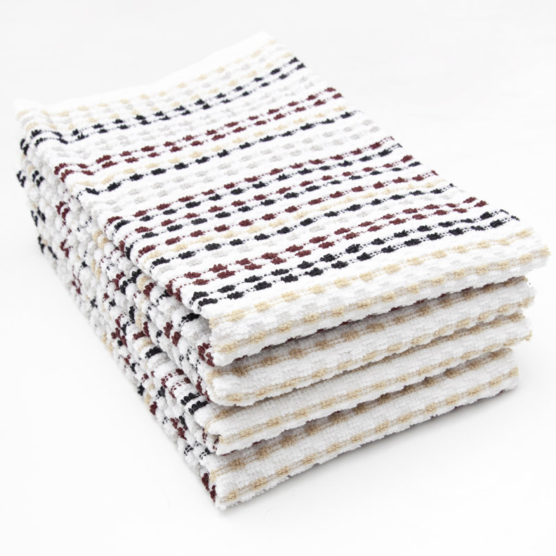 RITZ Cotton Pebble Bar Mop Towels, Neutral