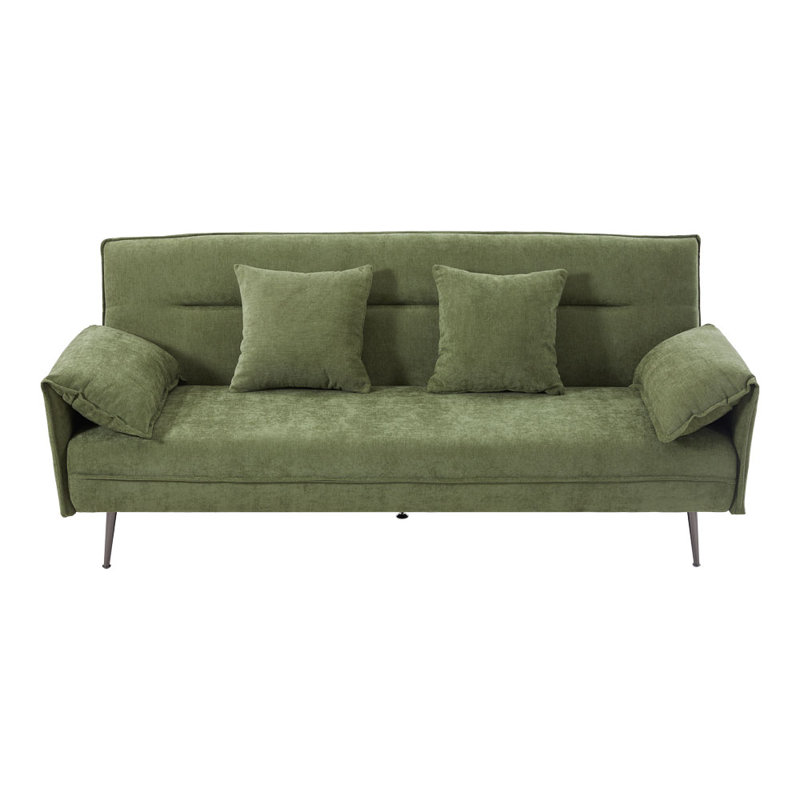 3 Seater Sofa Bed, Green