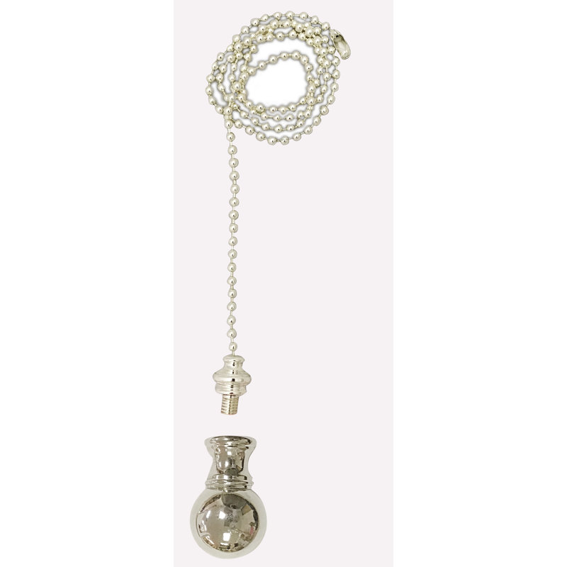 Small Ball Finial Ceiling Fan Pull Chain