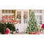 Arbre de Noël de 7 pi avec 400 lumières à DEL blanc chaud, 1348 pointes d'aiguille dure, 82 branches de pin et branches articulées faciles à installer pour un décor des Fêtes équipé d'une conception réaliste sans effort