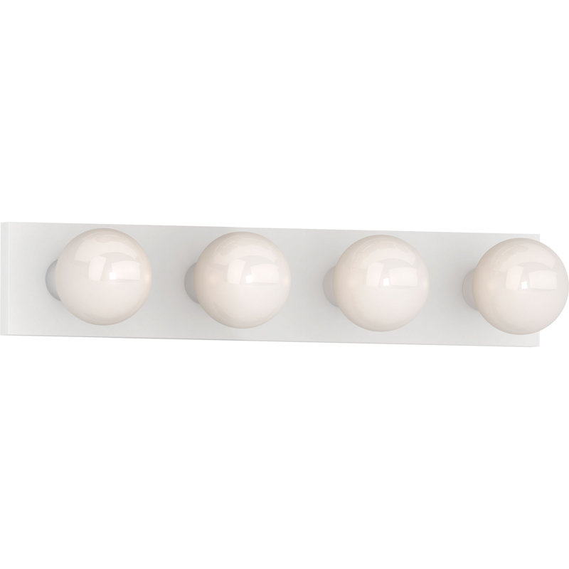 Luminaire pour meuble-lavabo 4 lumières blanc