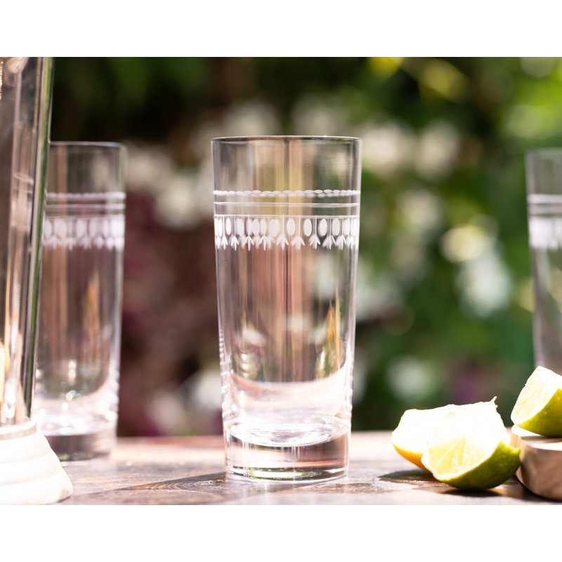 Handmade Crystal Highball Glass