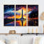 «Colorful Washington Monument», reproduction sur toile 3 pièces-1246261994-1246261992