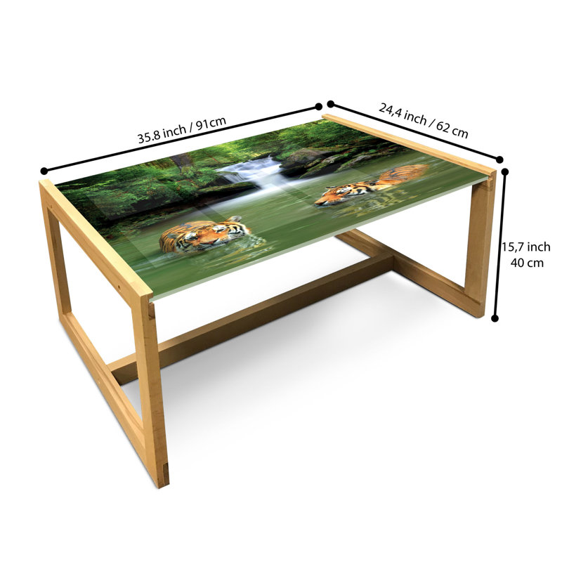 Imlach Sled Coffee Table, 40cm H x 91cm W x 62cm D