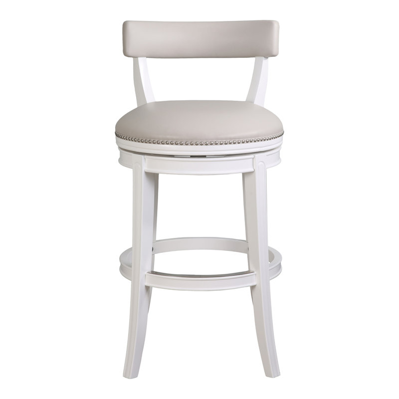 L 20,0 po x l 21,0 po x H 42,0 po, bois / tissu, 1 pièce, tabouret de bar, siège rembourré, 42 " H x 20 " L x 21 " D