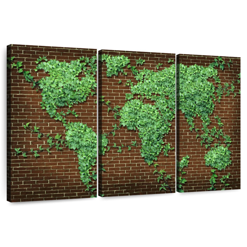 Aliaz Evergreen World Map, 36" H x 57" W