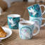 Exotic Crane 4 Piece Mug Set