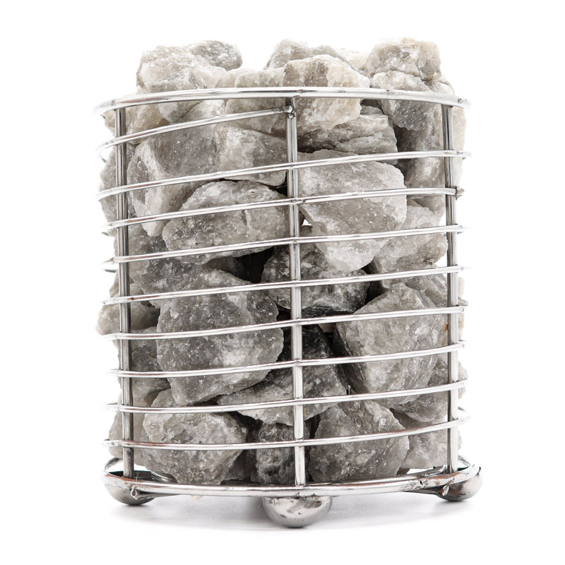 Carilla 6 in. 7 lb. Themed LED Salt Lamp Novelty Light, Gray