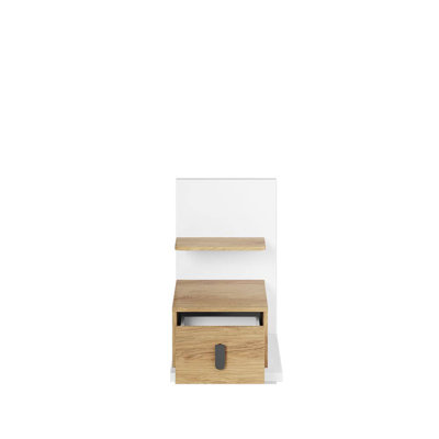 Savonia 43cm W Manufactured Wood Bedside Table
