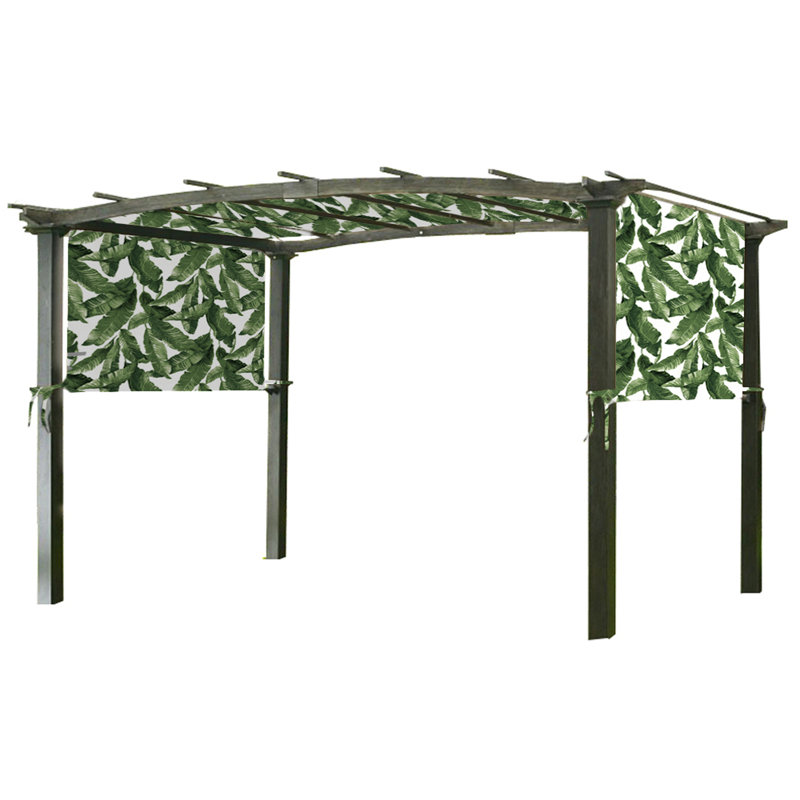 Garden Winds Green Fabric Replacement Canopy for Gazebo