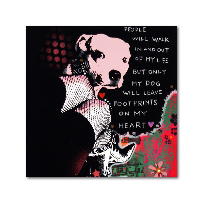 «Girl Best Friend» par Kuhnhenn, impression, H 16 po x l 16 po x P 0,125 po, Sans cadre, Pas de tapis