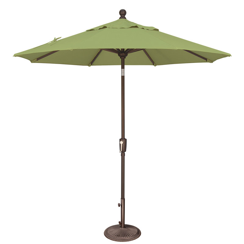 72 patio umbrella Stinson 72" HDPE Rectangle Outdoor Dining Table With Hole and Metal Frame Breakwater Bay This one Launceston 6.5' X 10' Rectangular