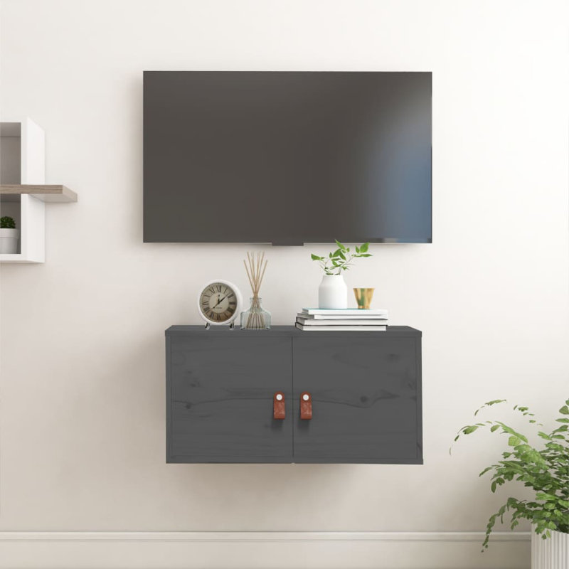 Melvindale Floating Shelf Accent Chest, Natural, 30cm H x 60cm W x 30cm D