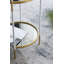 Étagère à 3 attaches P16 x 39,5 po, blanc luxueux et or