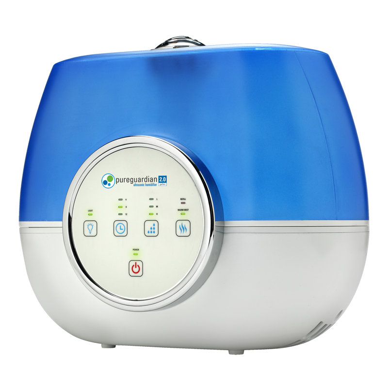 Guardian Technologies 2 gal. Dual Mist Ultrasonic Tabletop Humidifier with Adjustable Humidistat for 600 cu. ft.