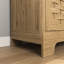 Armoire à café, buffet avec tiroir et tablette réglable, armoire de rangement avec porte de grange