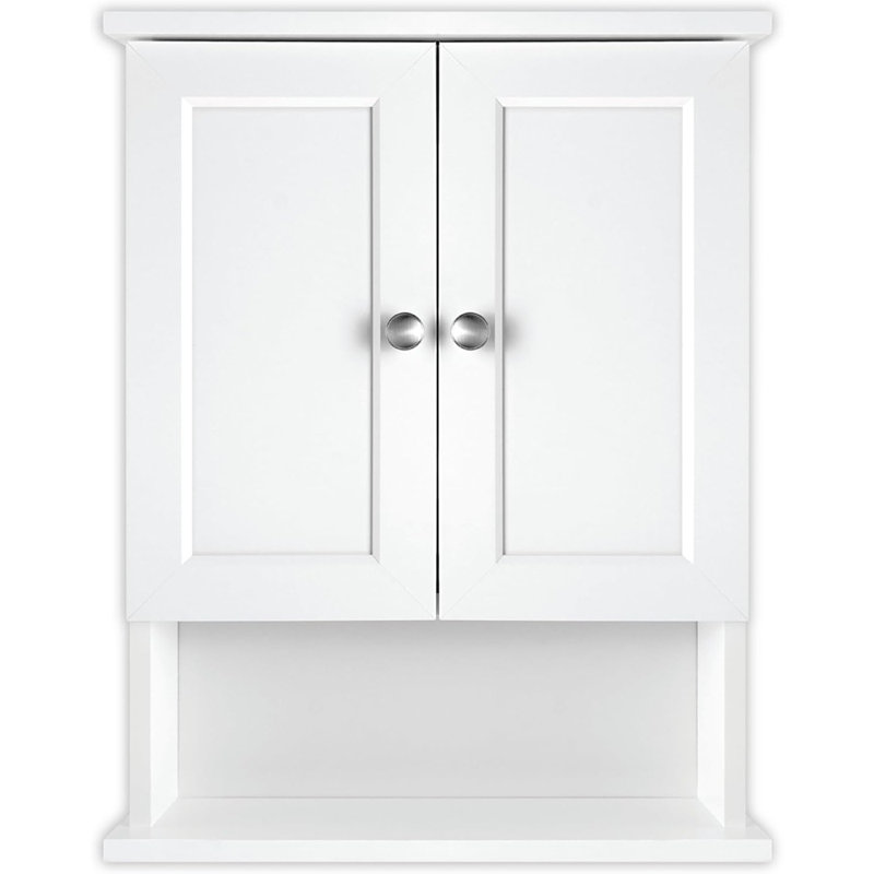Armoire à pharmacie 2 portes blanche