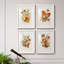 Antique Floral Bouquet I - Ensemble de 4 reproductions de cadres photo-1690275773-1690275777