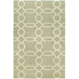 Vicennia Geometric Area Rug in Beige