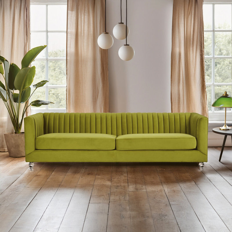 Riddleville 3 Seater Sofa, Green